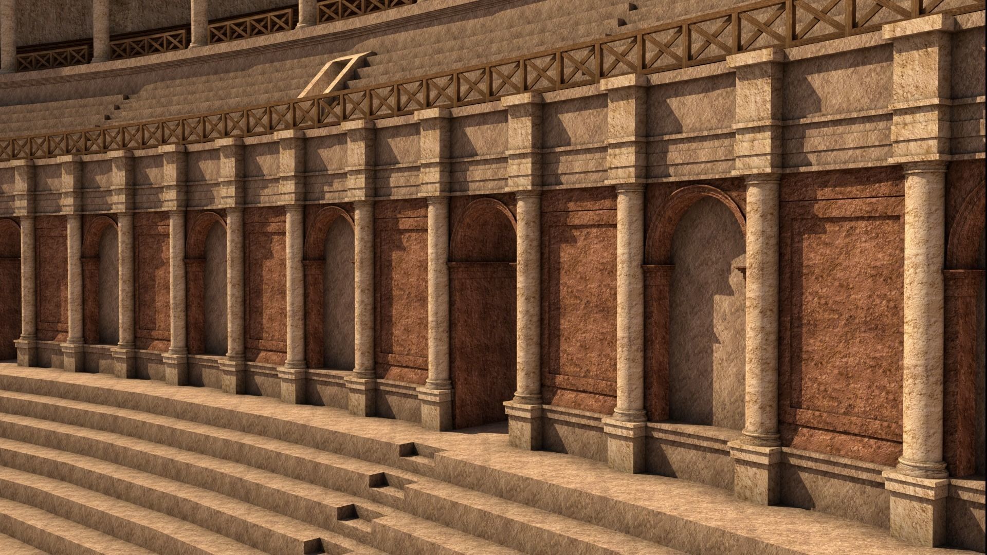 Roman Colosseum Reconstruction 3D model_21