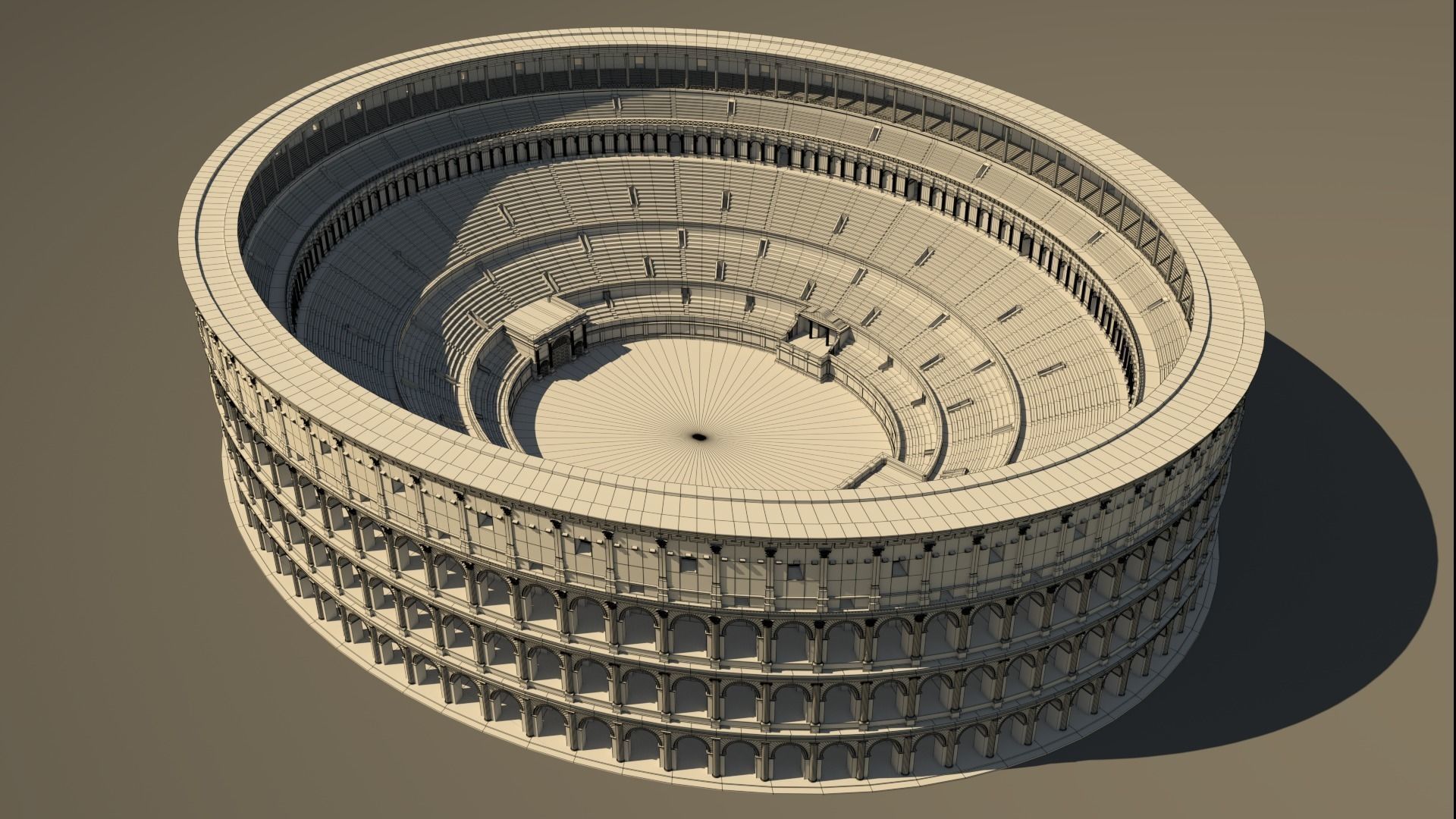 Roman Colosseum Reconstruction 3D model_23