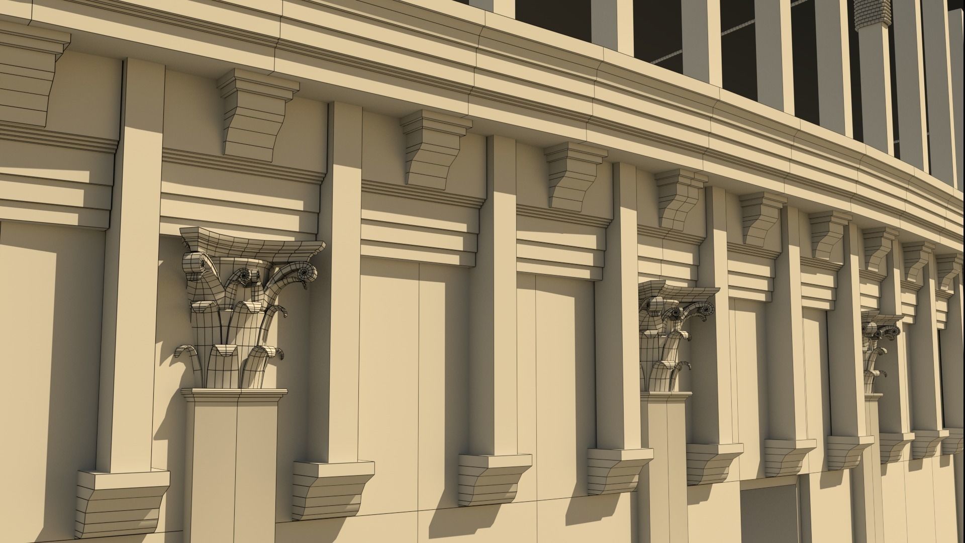 Roman Colosseum Reconstruction 3D model_35