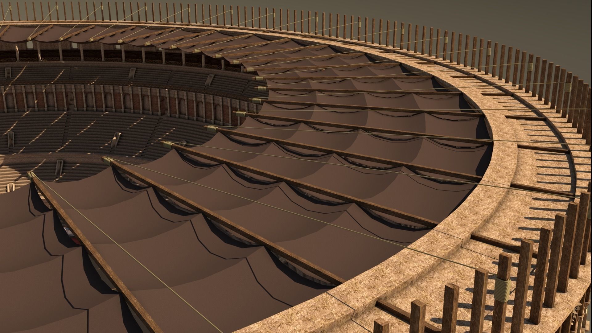 Roman Colosseum Reconstruction 3D model_14