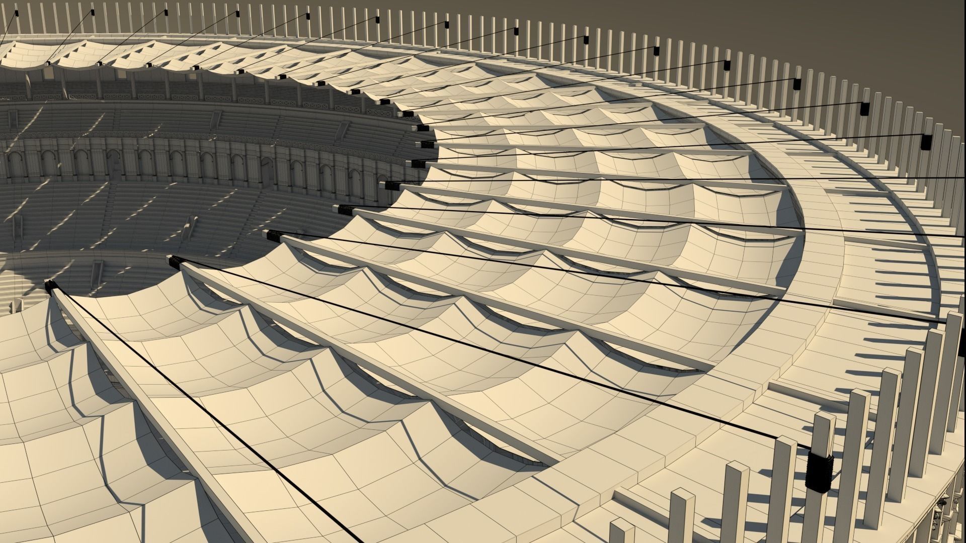 Roman Colosseum Reconstruction 3D model_36