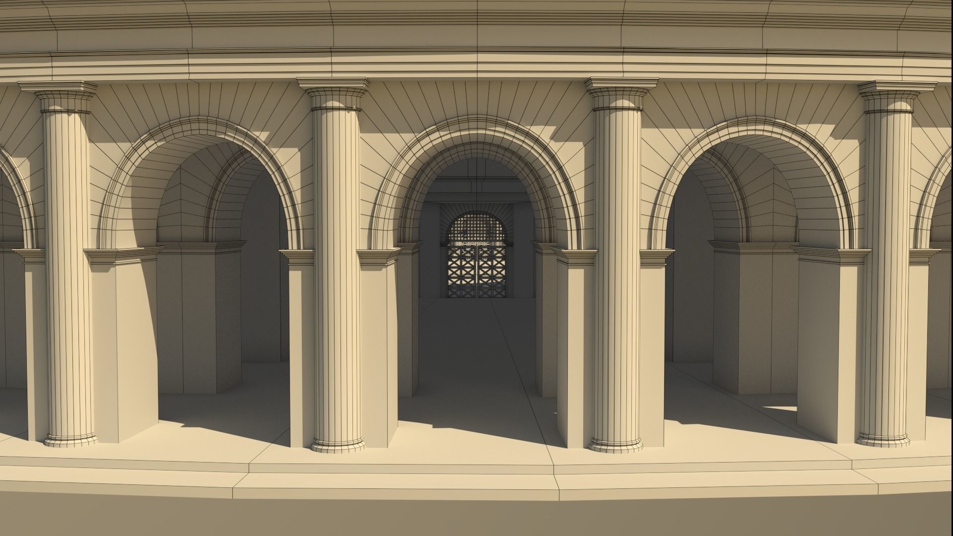 Roman Colosseum Reconstruction 3D model_28