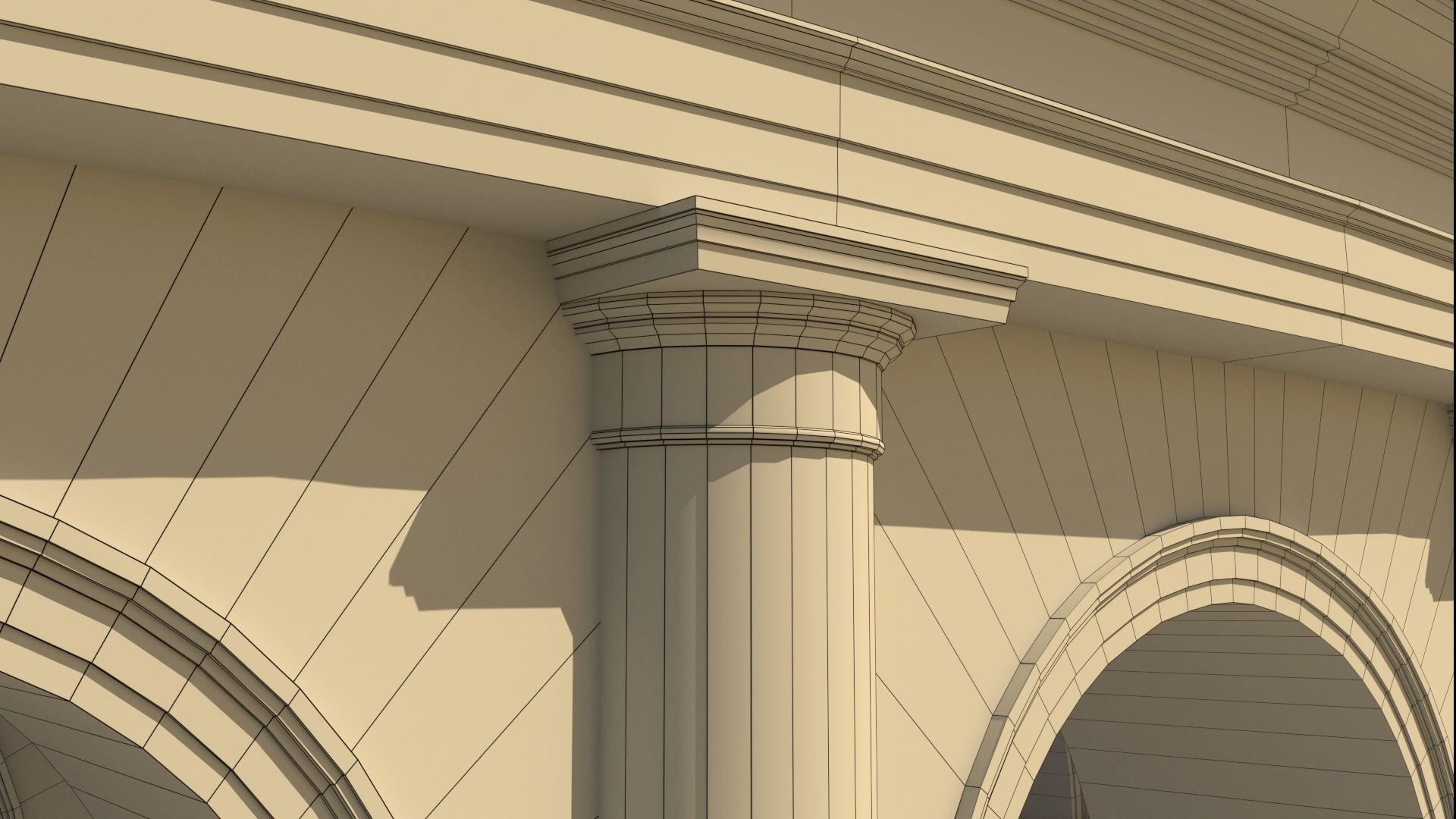 Roman Colosseum Reconstruction 3D model_29