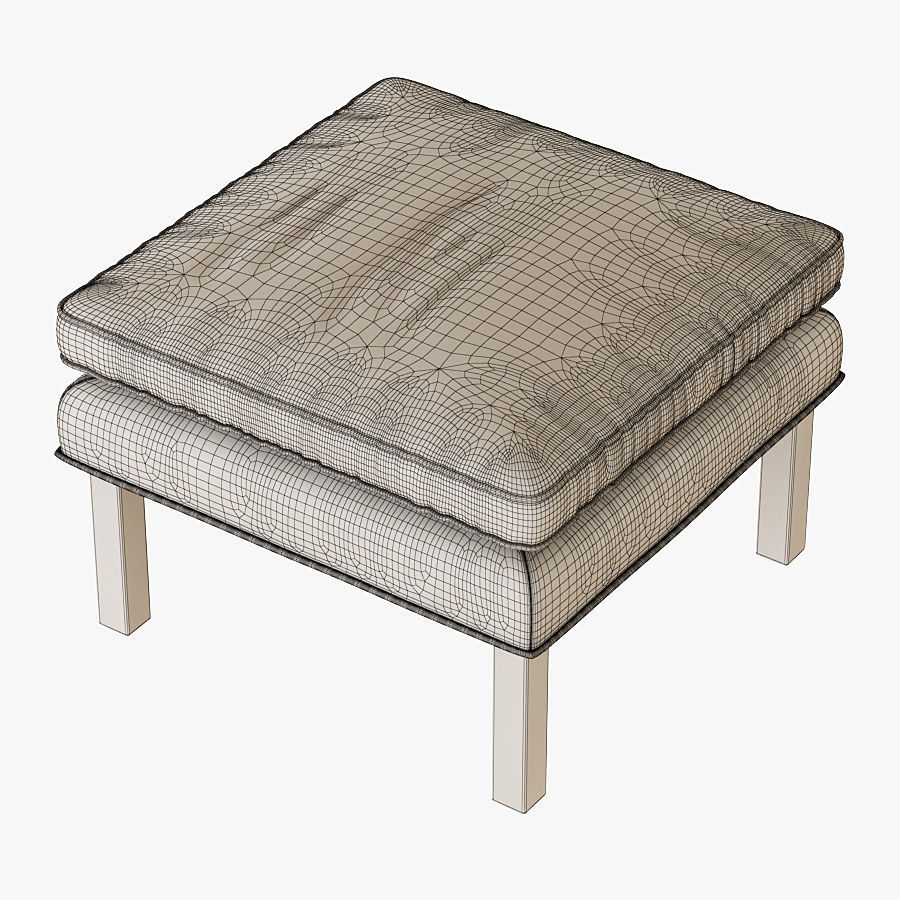Pouf Fredericia 3D model_5