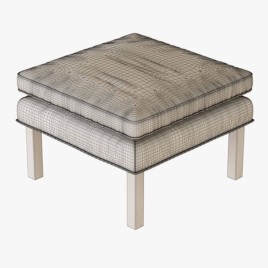Pouf Fredericia 3D model_4