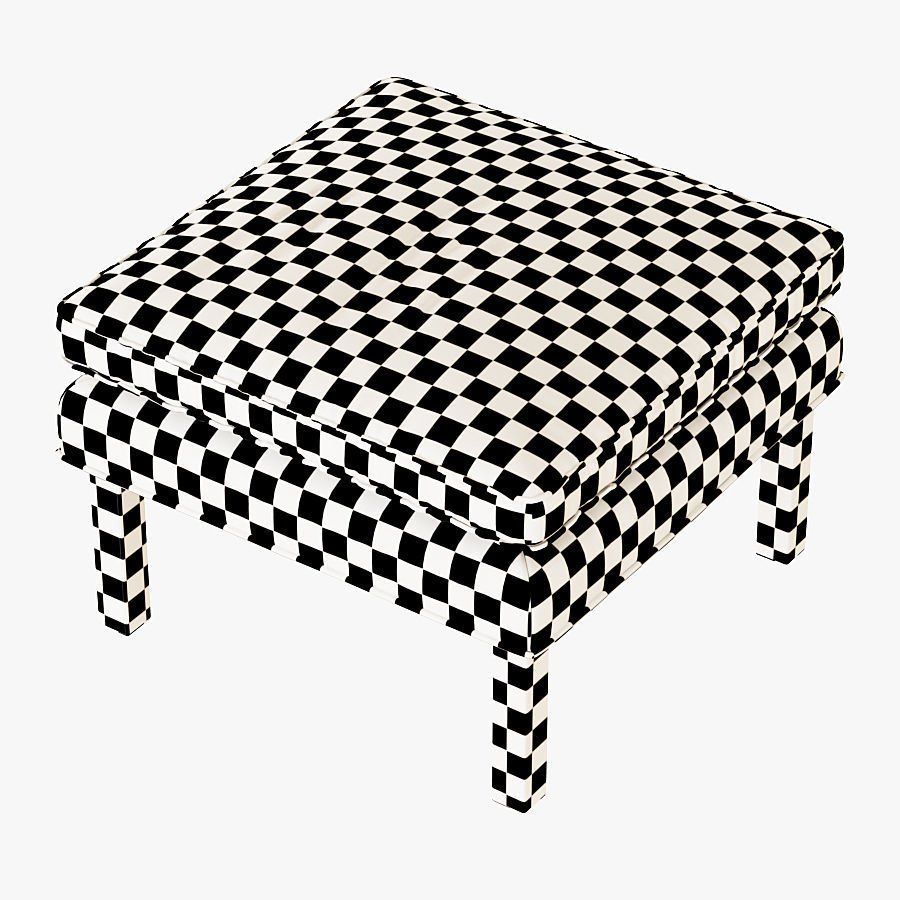 Pouf Fredericia 3D model_6