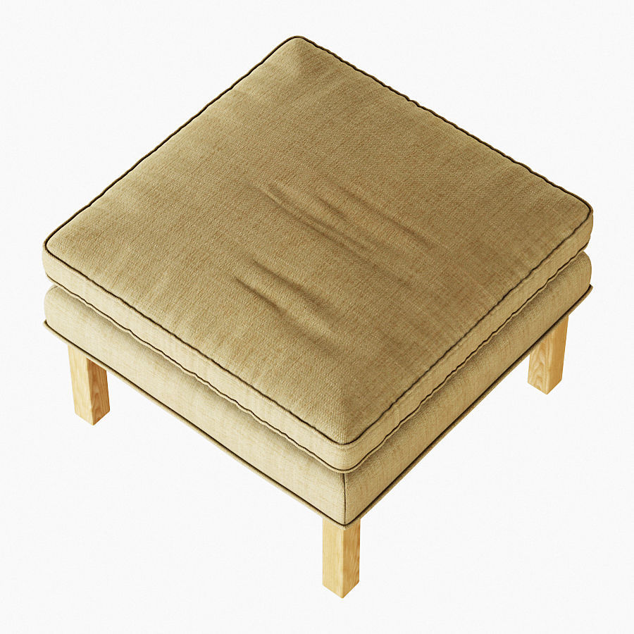 Pouf Fredericia 3D model_2