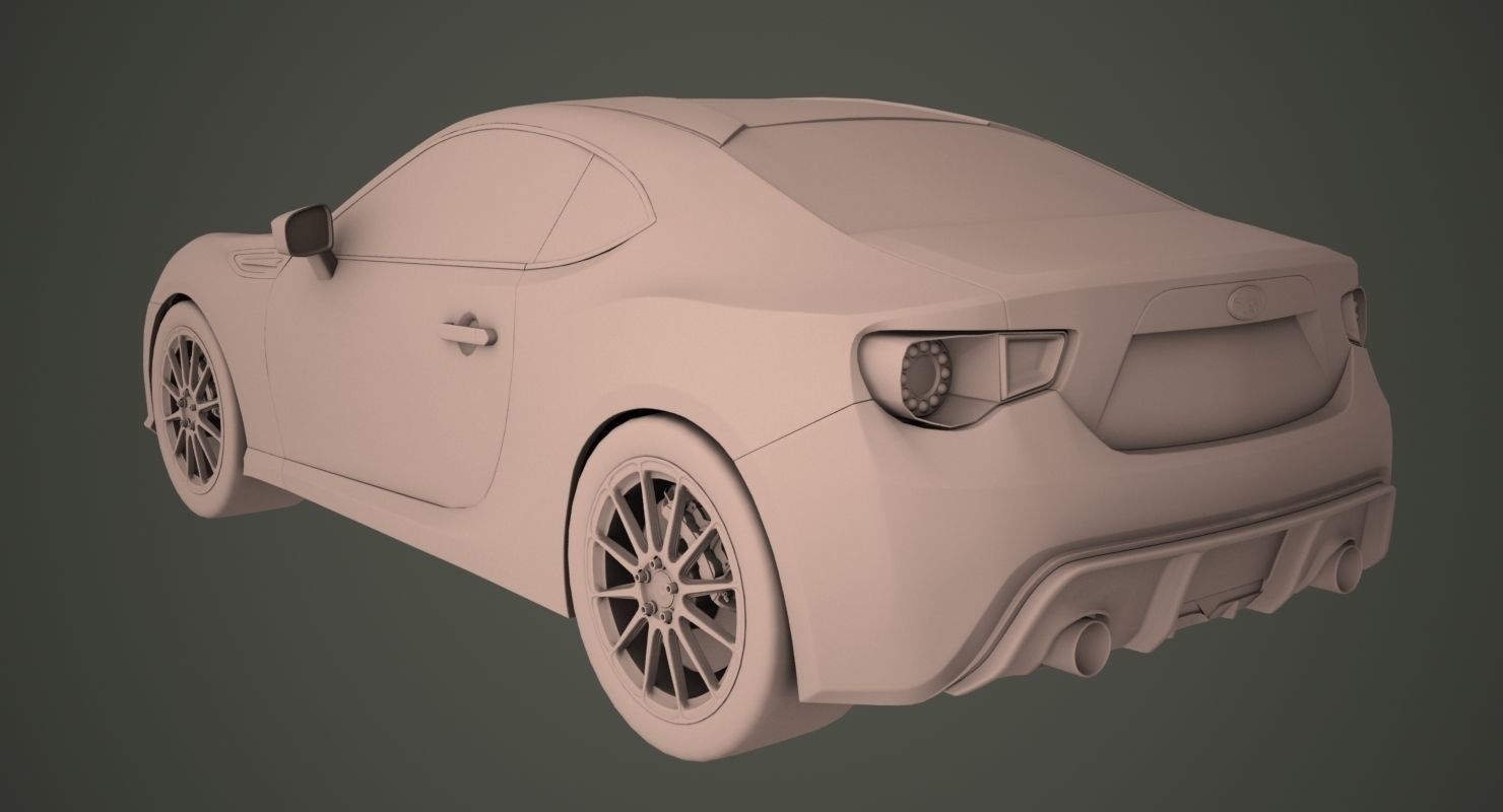 Subaru BRZ 3D model_10