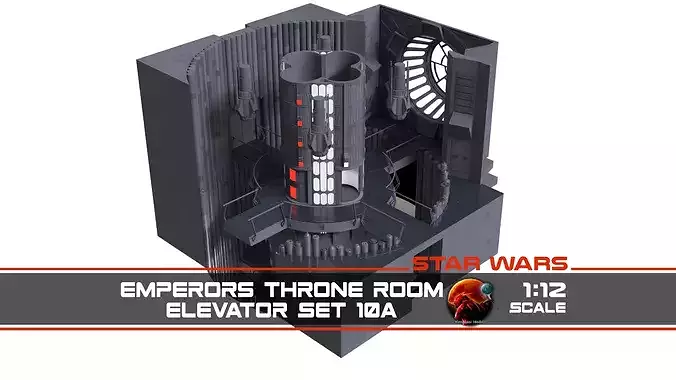 Set 10a - Emperors Elevator 1-12 scale Blackseries