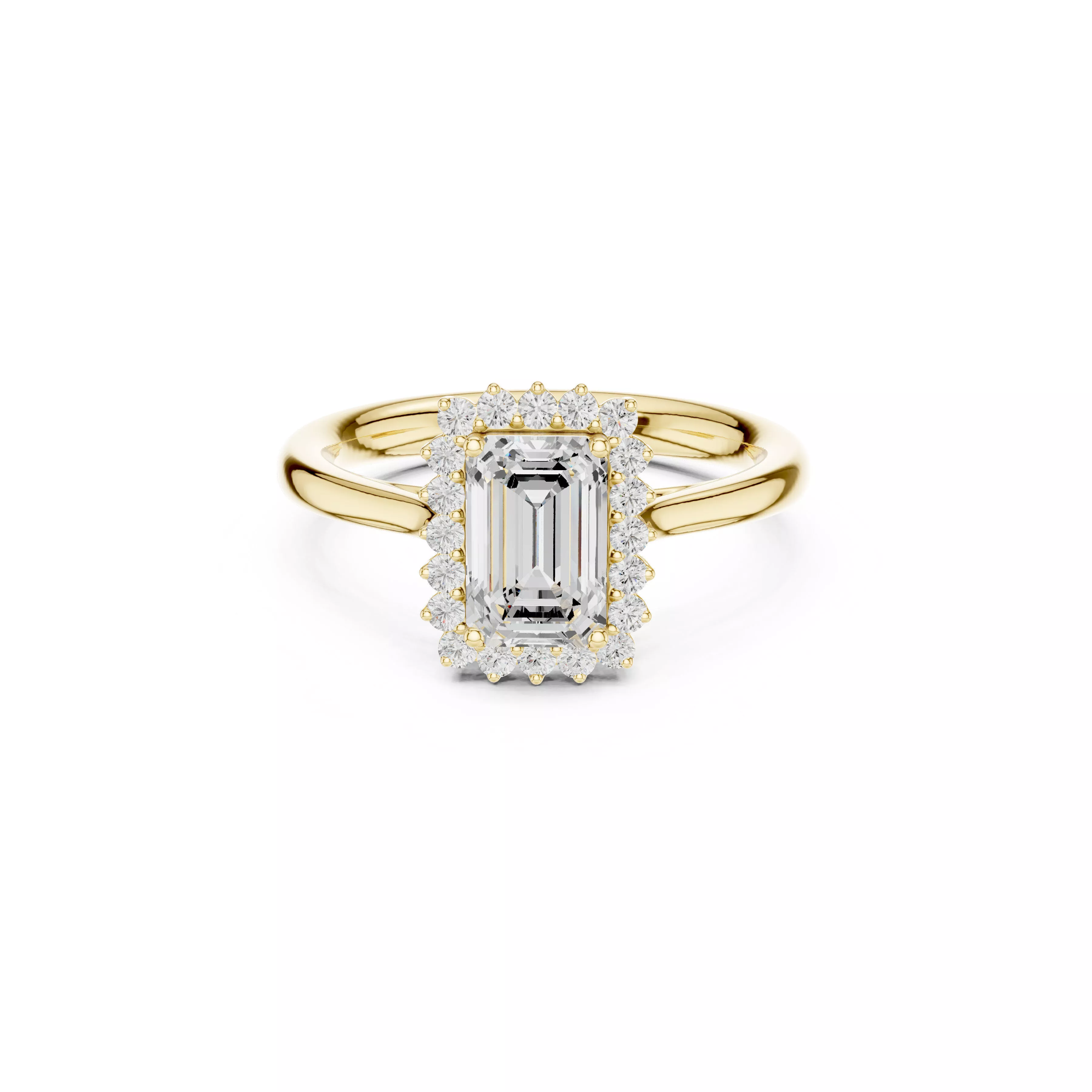 Luxury Diamond Ring Jewelry CAD 3DM STL M-700 3D print model