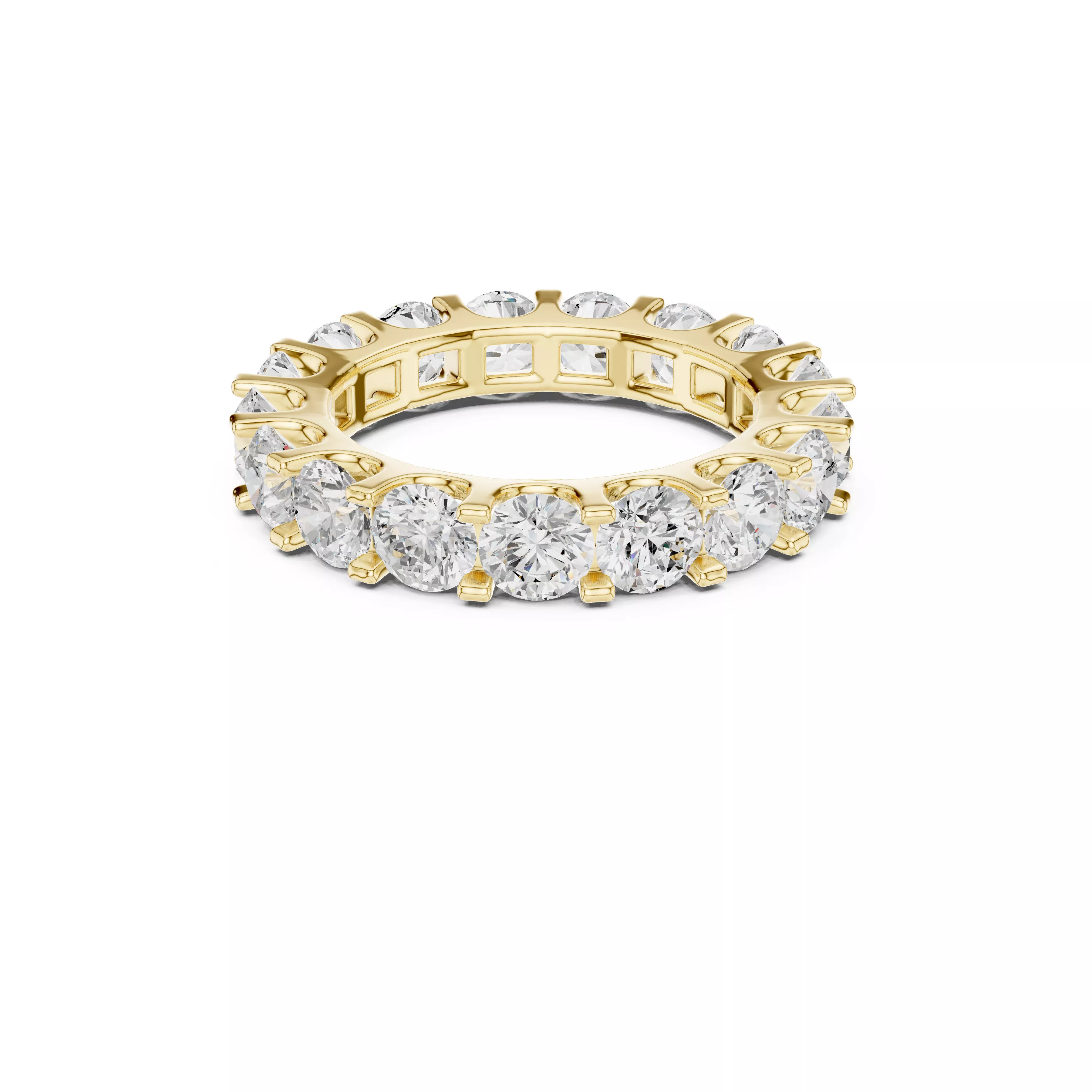 Luxury Diamond Ring Jewelry CAD 3DM STL M-683 3D print model