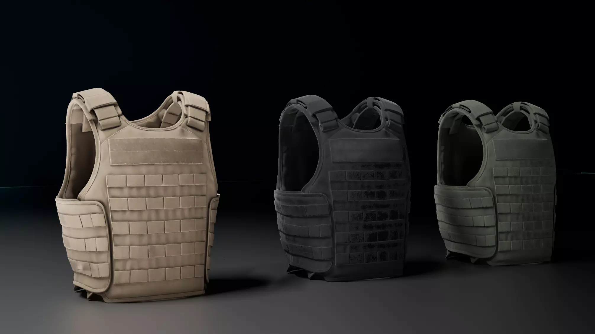 Tactical Armor Vest - Unreal Engine 3D model