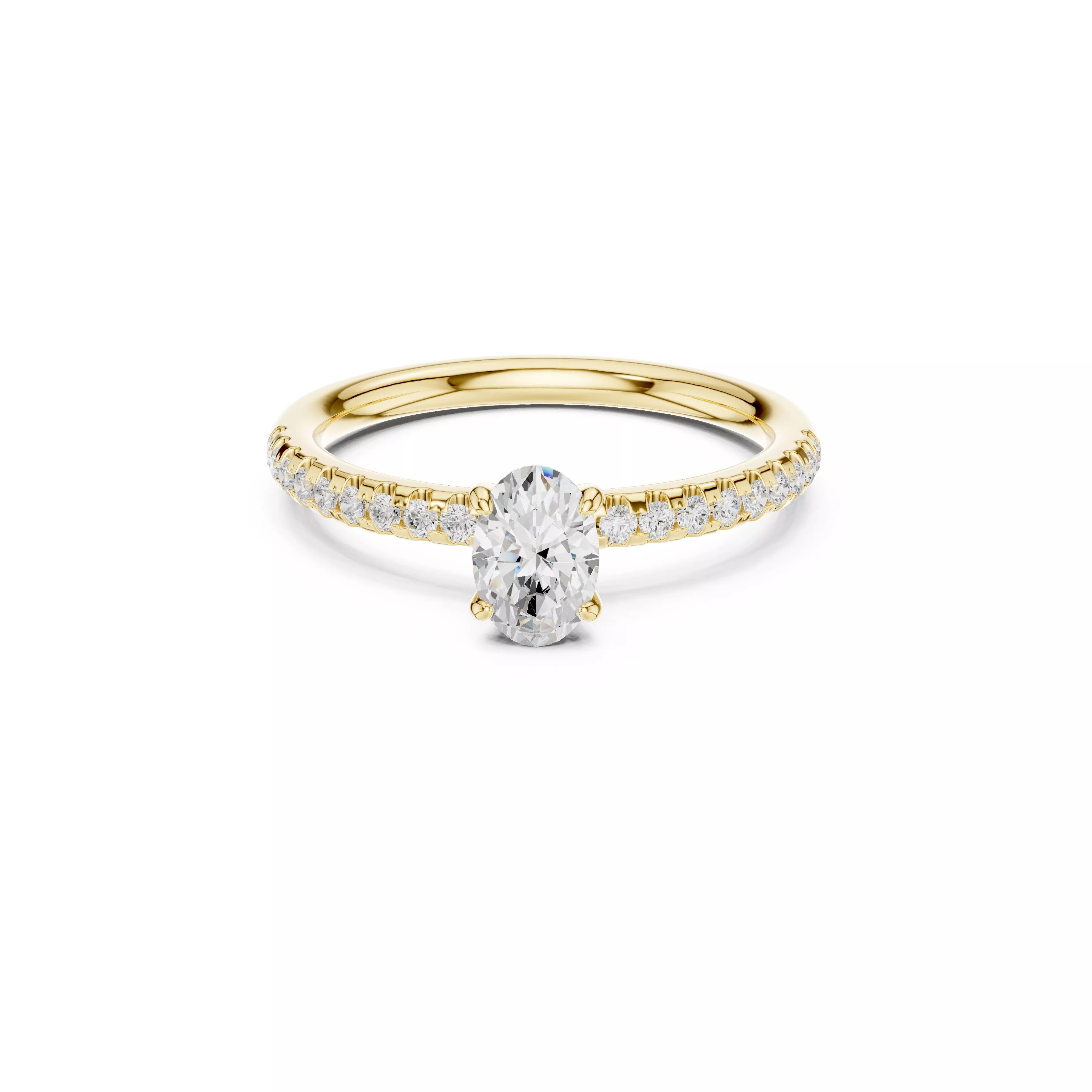 Luxury Diamond Ring Jewelry CAD 3DM STL M-588 3D print model