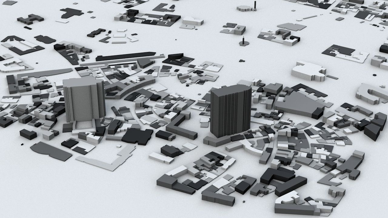 Riga Streets and Buildings 3D model_3