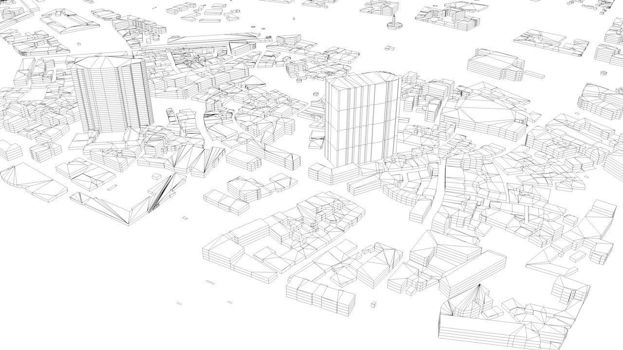 Riga Streets and Buildings 3D model_10