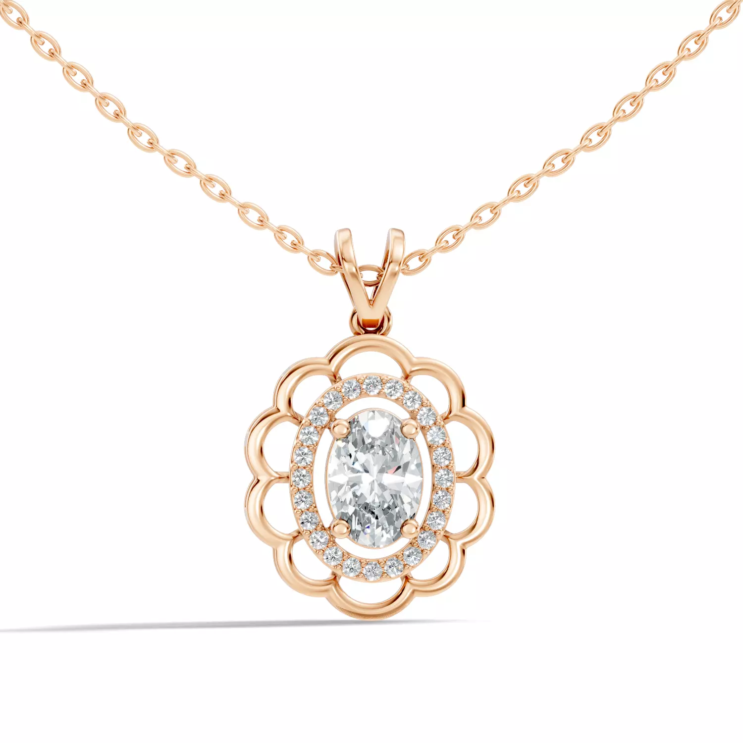 Solitaire Pendant 3D print model