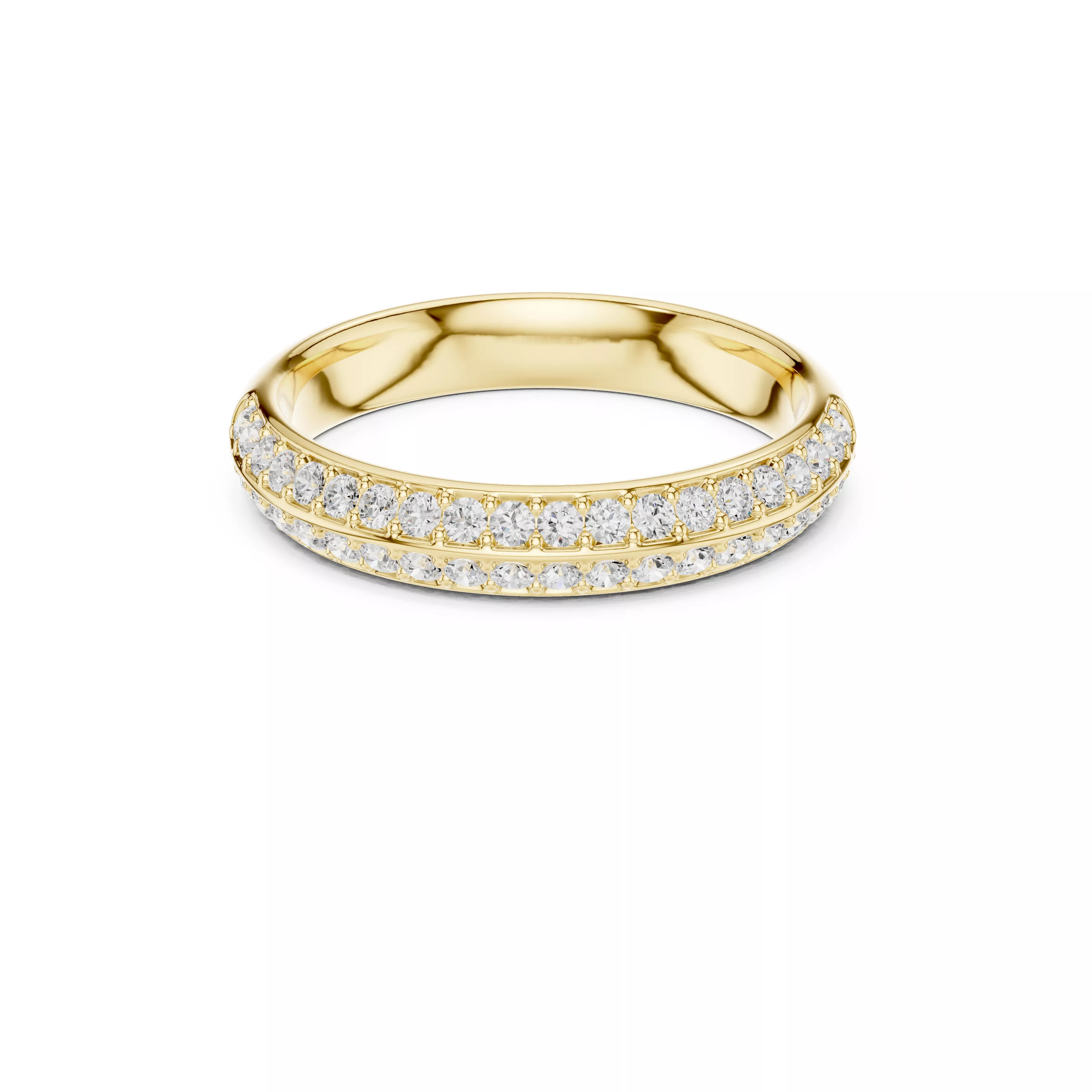 Luxury Diamond Ring Jewelry CAD 3DM STL M-575 3D print model