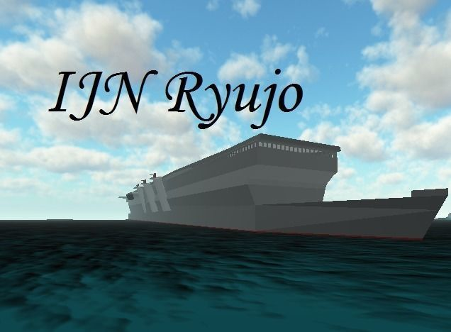 IJN Ryujo light carrier Free low-poly 3D model