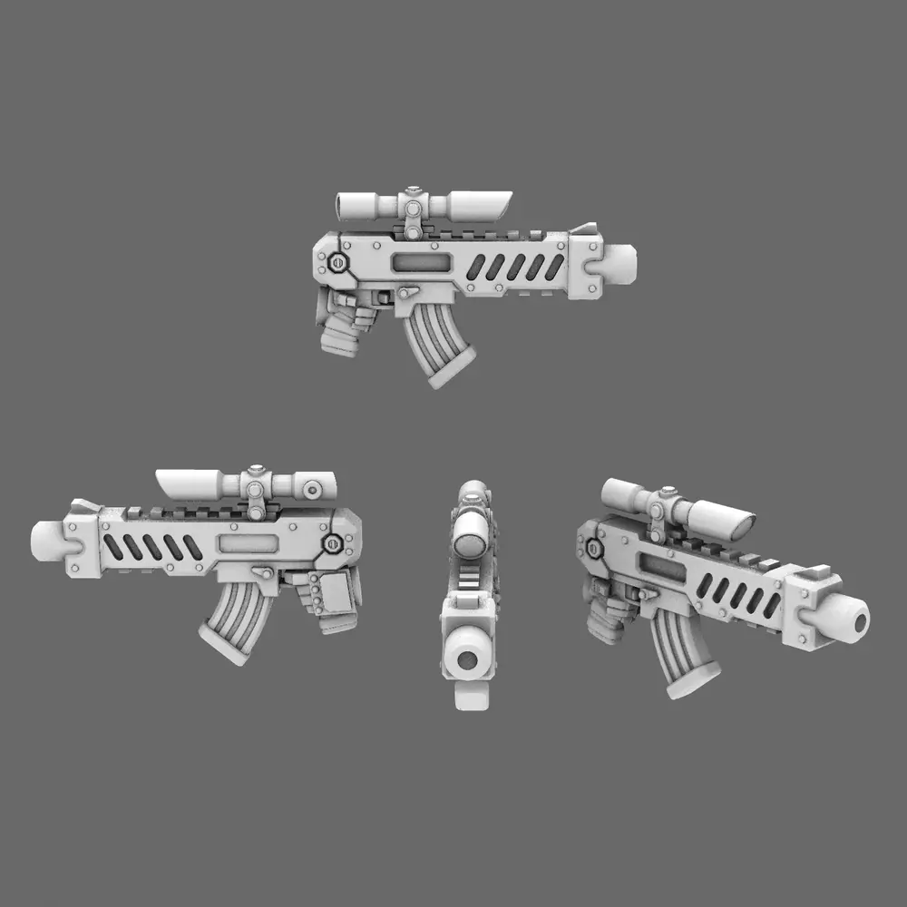 Space Knights Combat Rifles LEFT 3D print model