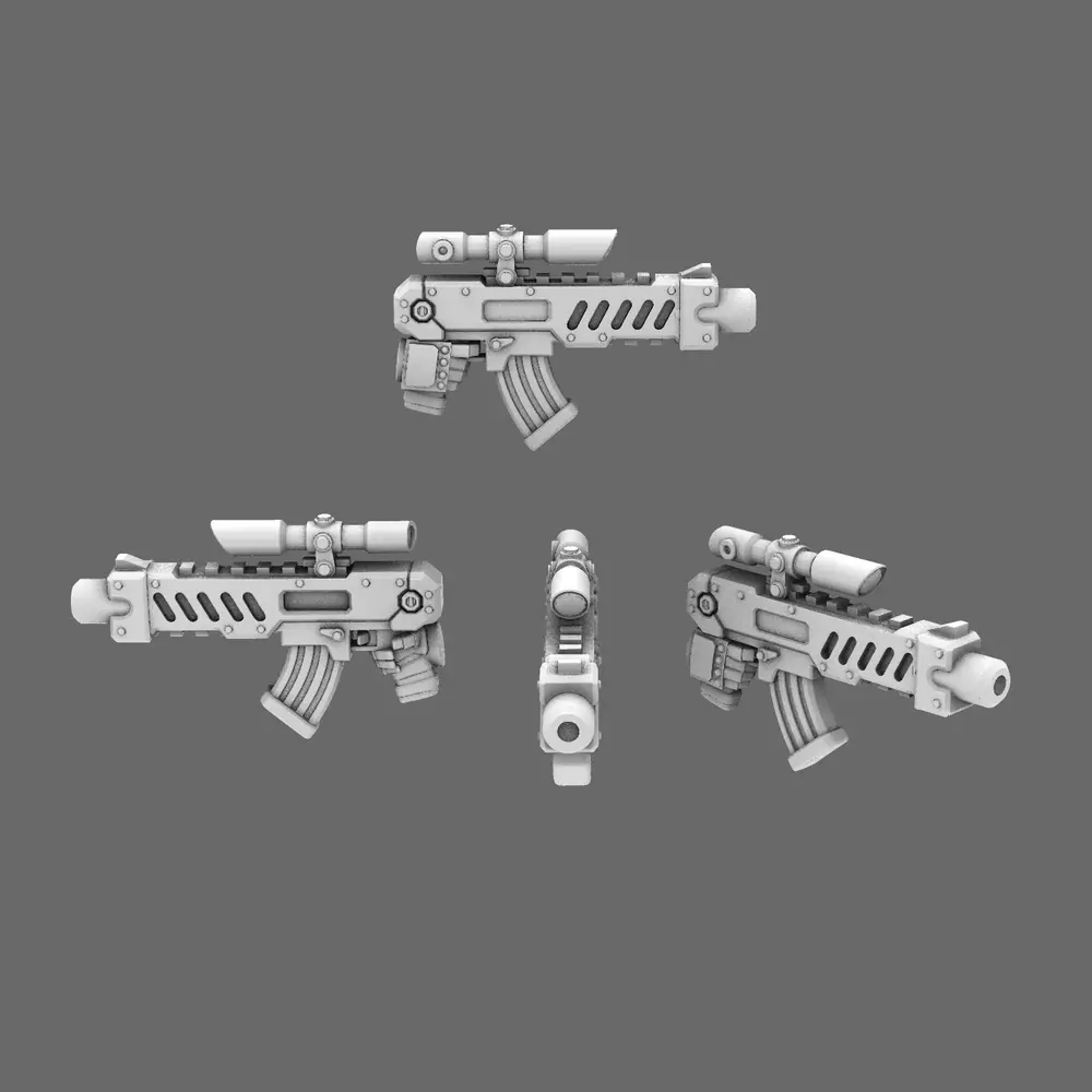 Space Knights Combat Rifles RIGHT 3D print model