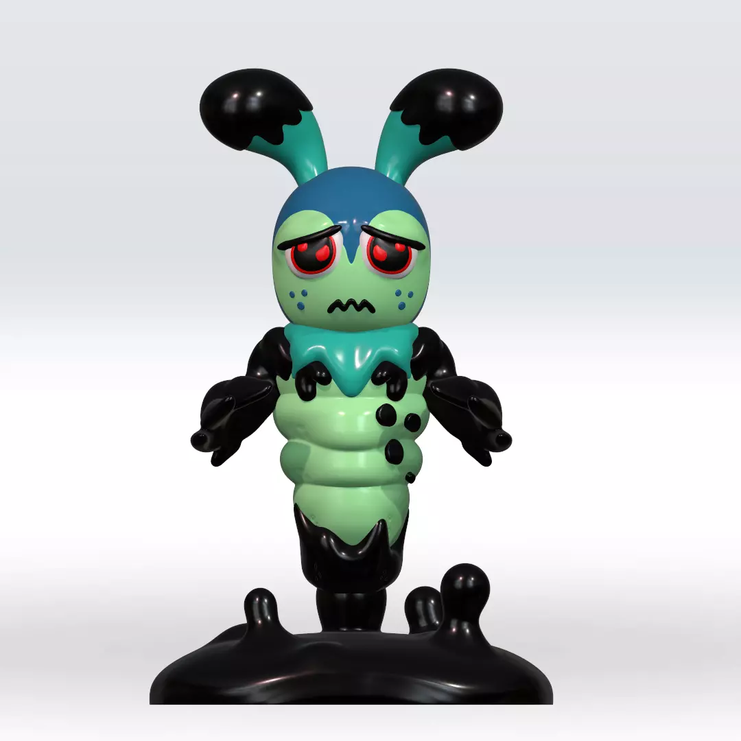 Dandys World Spring twisted 3D Model STL file 3mf Multicolor 3D print model