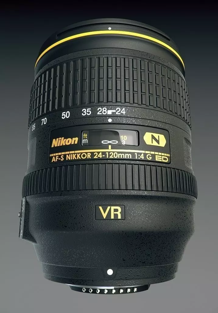 Nikon camera lens 3D model