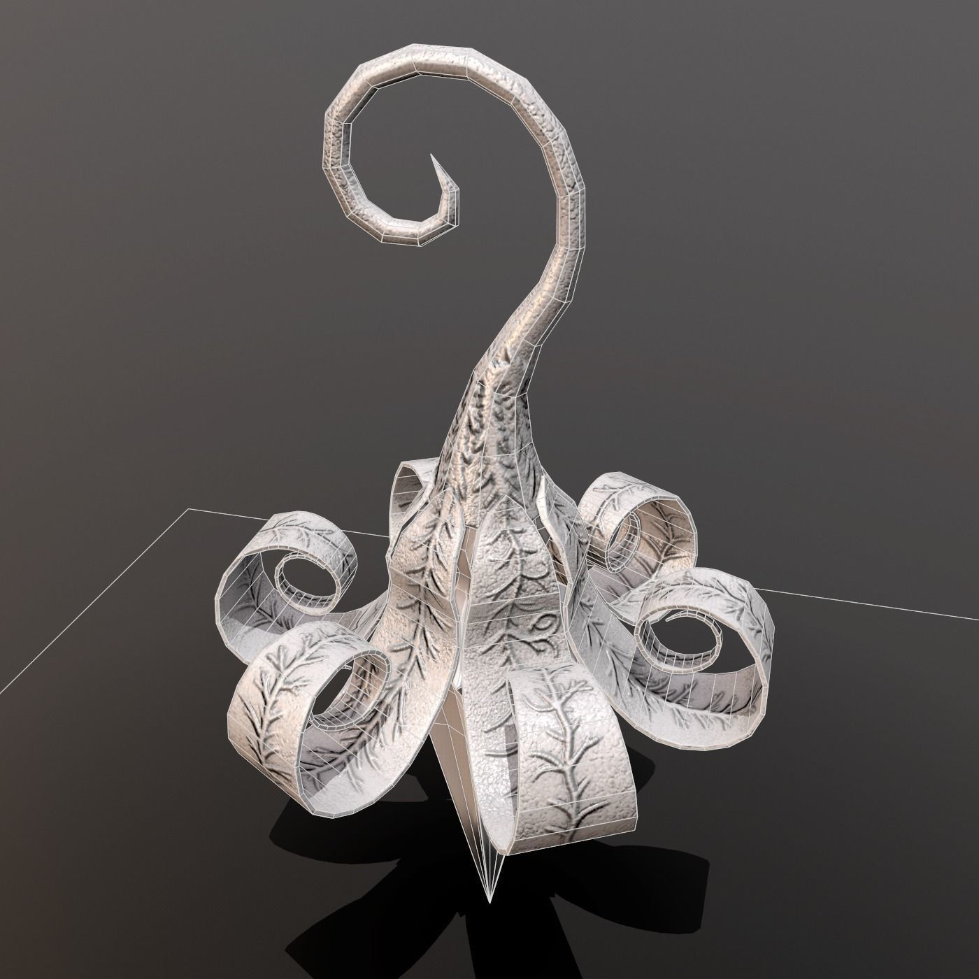 hanging lamp Free low-poly 3D model_13