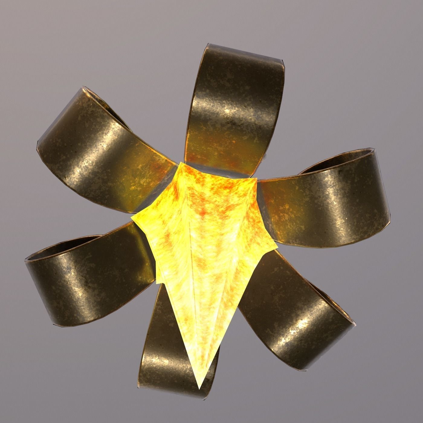 hanging lamp Free low-poly 3D model_9