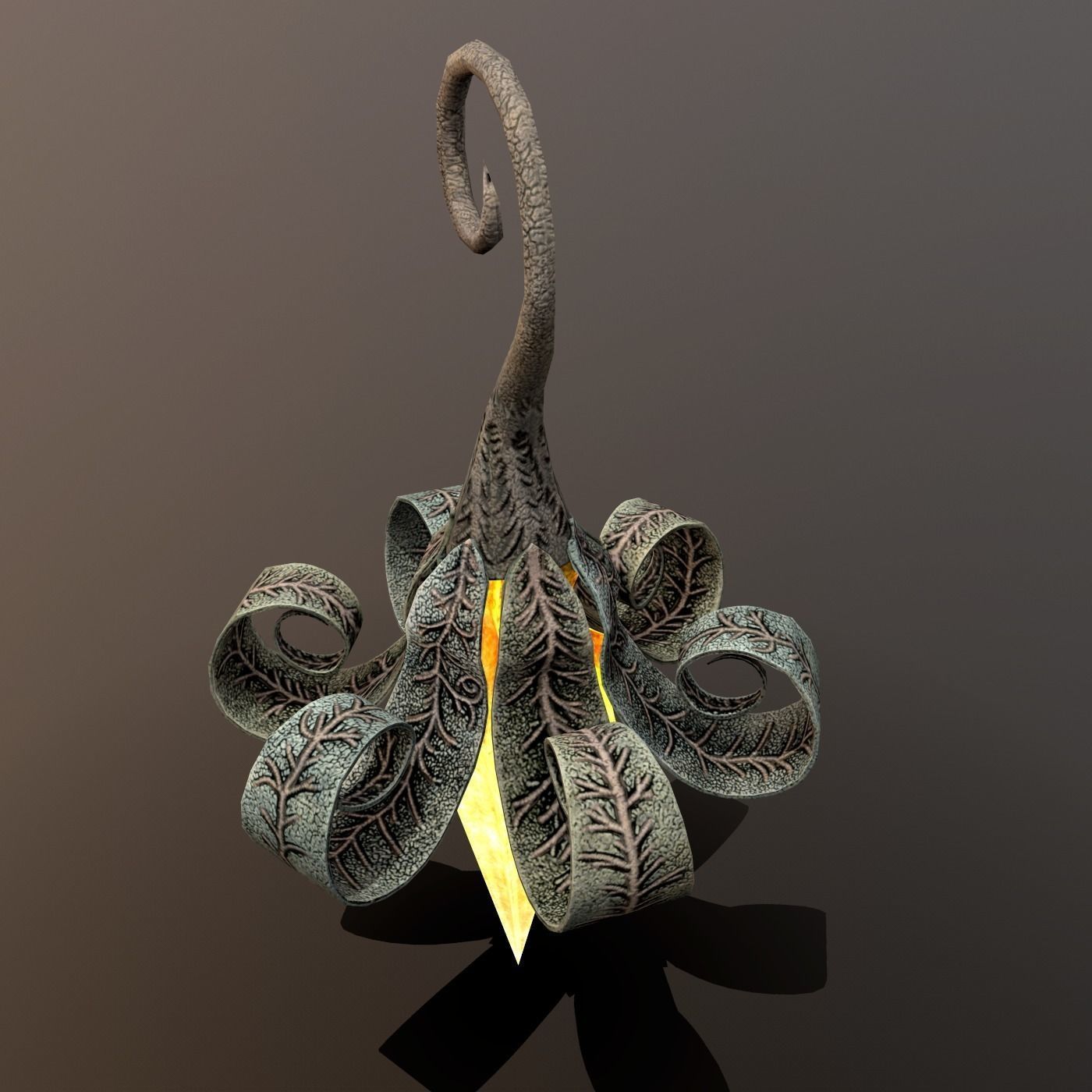 hanging lamp Free low-poly 3D model_14