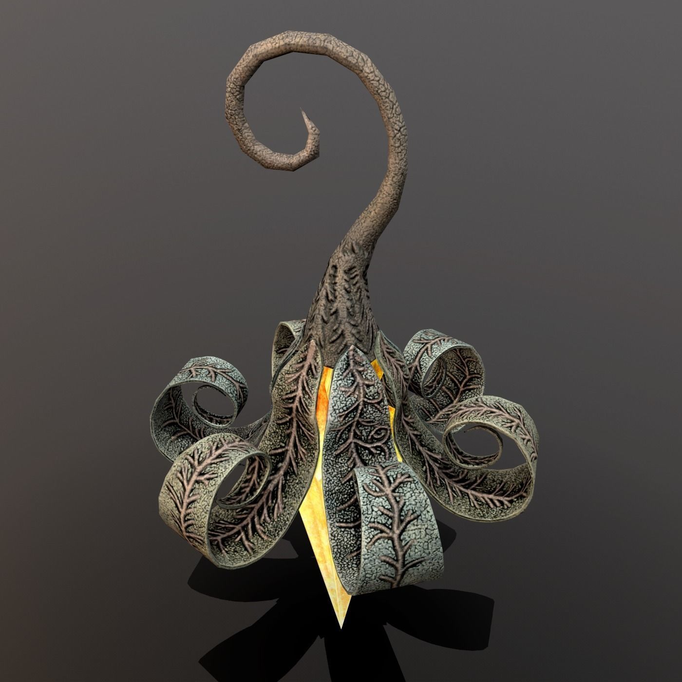 hanging lamp Free low-poly 3D model_10