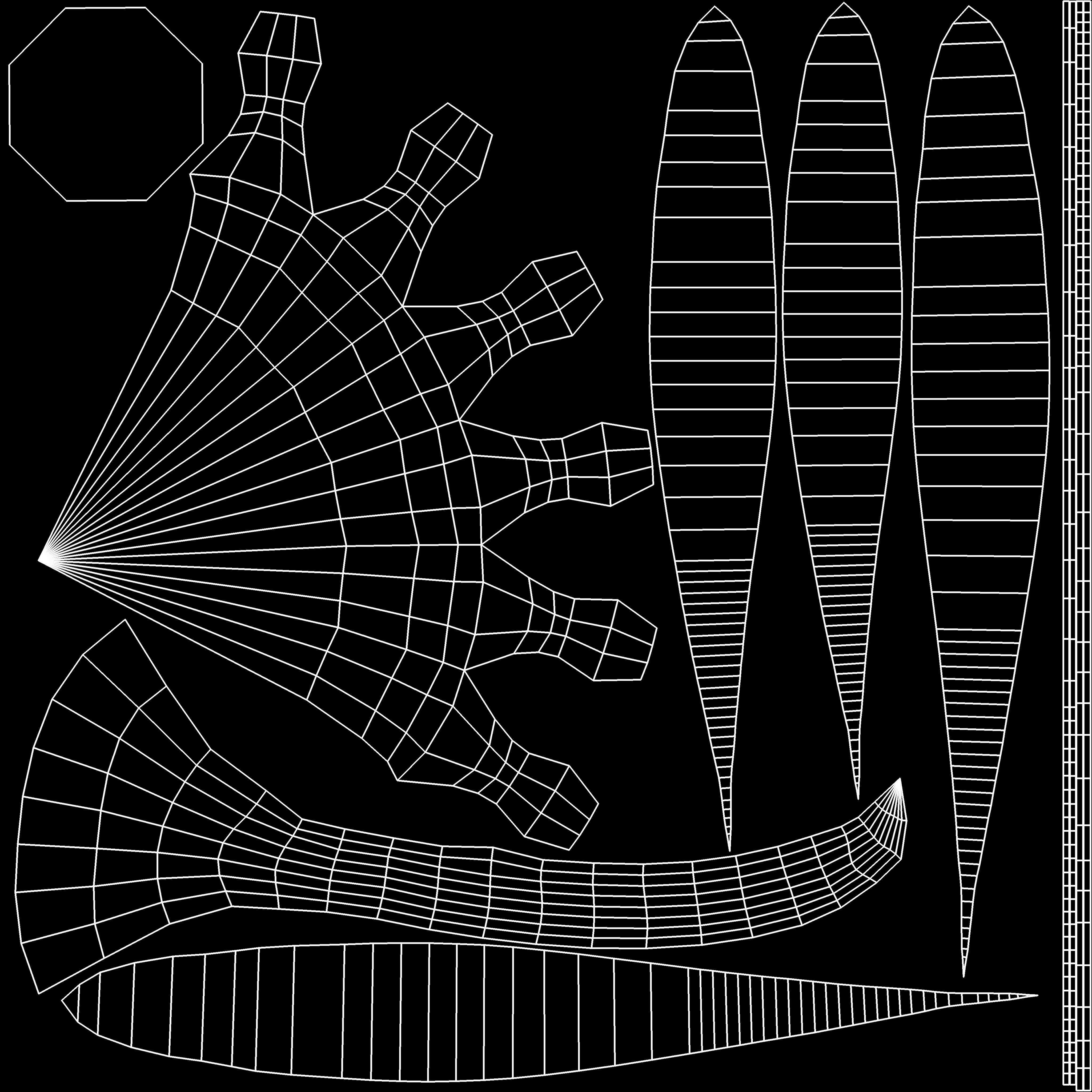 hanging lamp Free low-poly 3D model_19