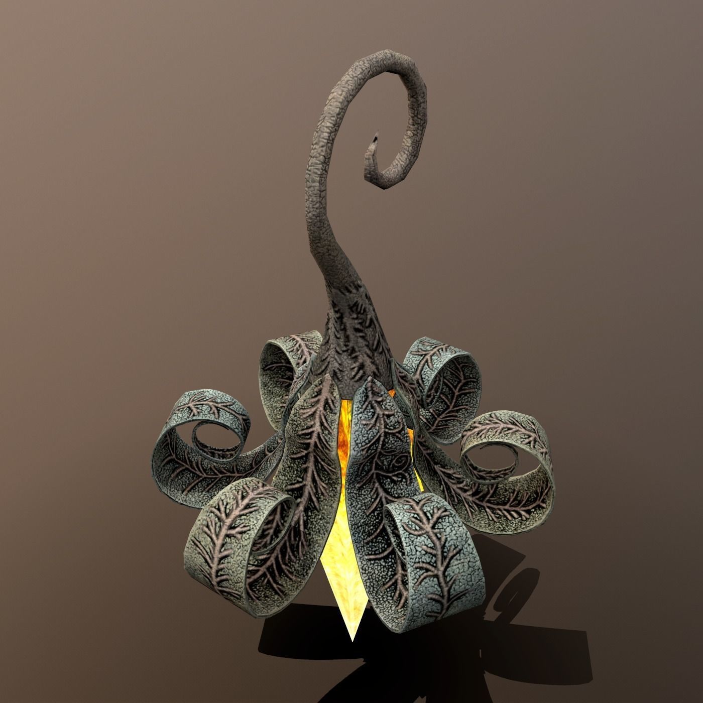 hanging lamp Free low-poly 3D model_15