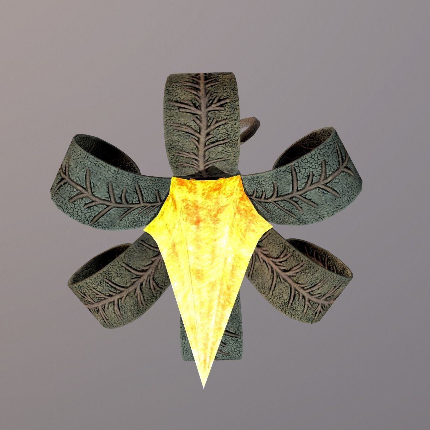 hanging lamp Free low-poly 3D model_17