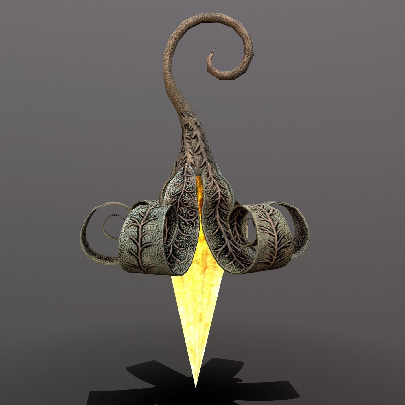 hanging lamp Free low-poly 3D model_16