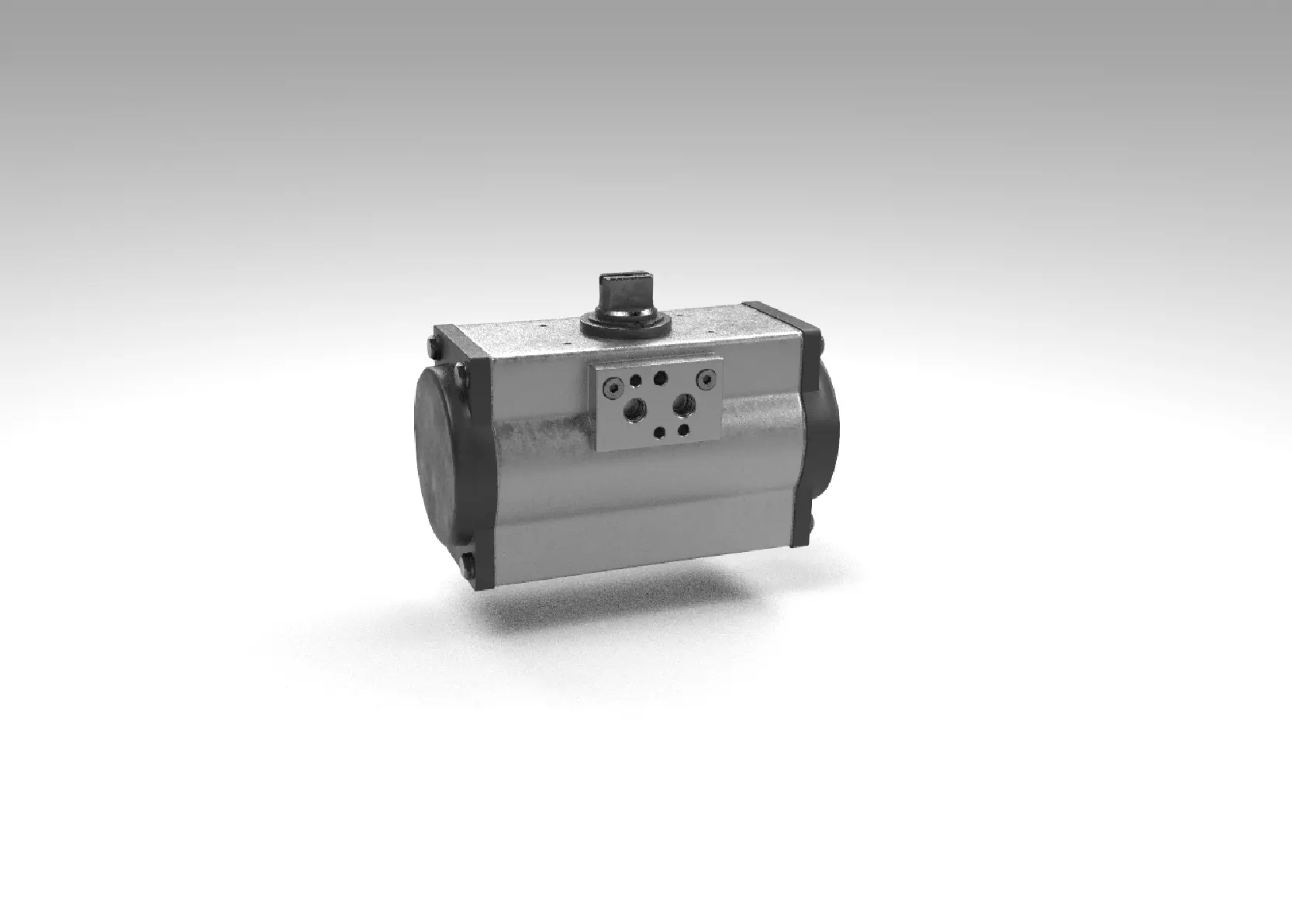 Pneumatic Actuator Low-poly 3D model