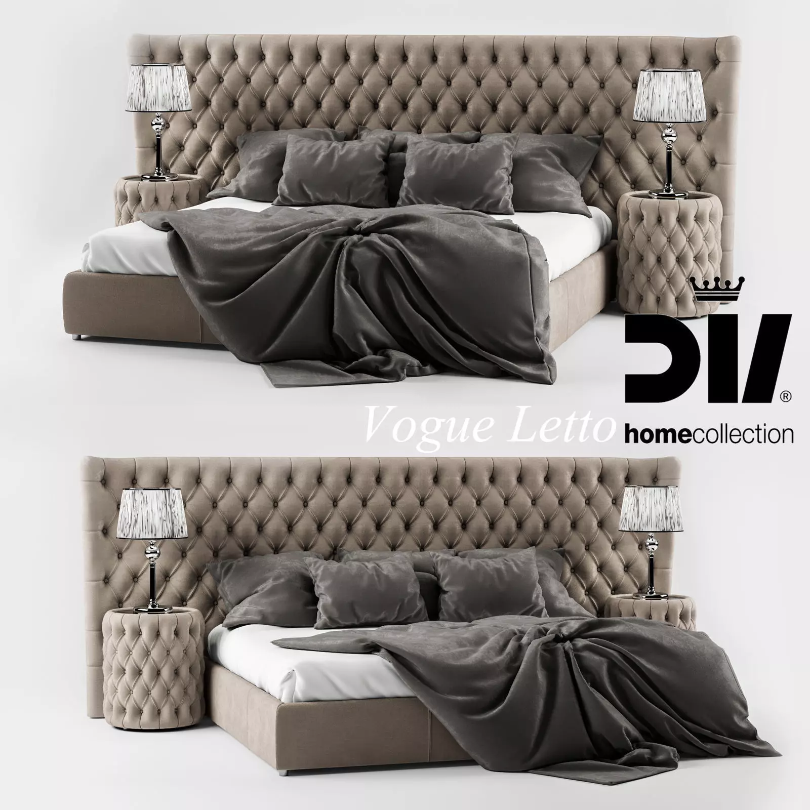 DV HOME Vogue letto 3D model