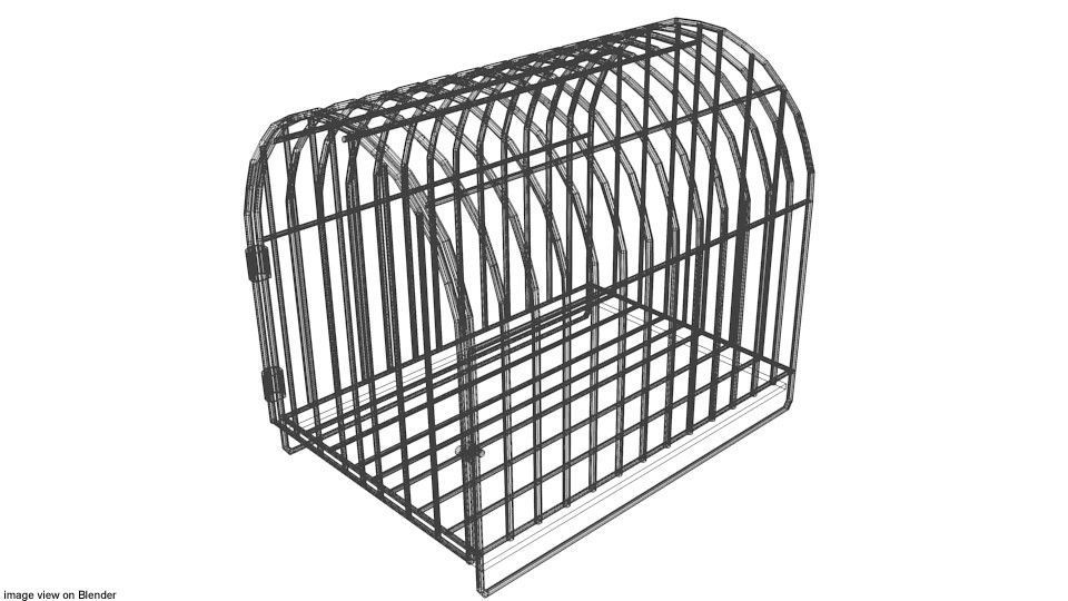 Pet Cage - Type 6 3D model_3
