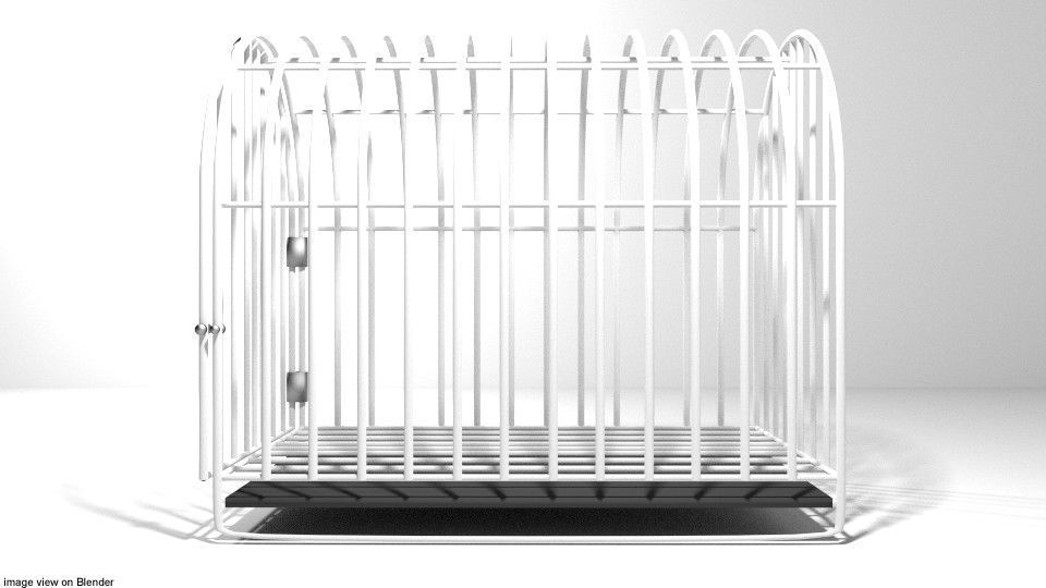 Pet Cage - Type 6 3D model_2