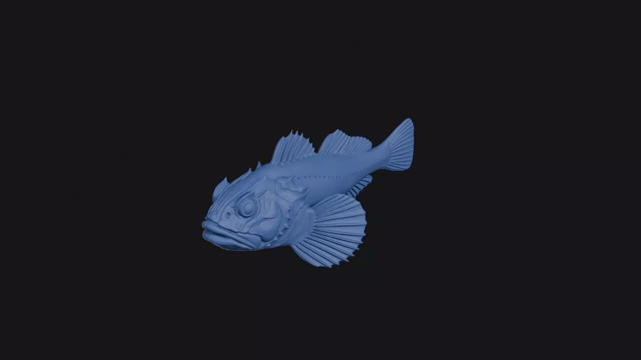 Pacific Staghorn Sculpin 3D print model