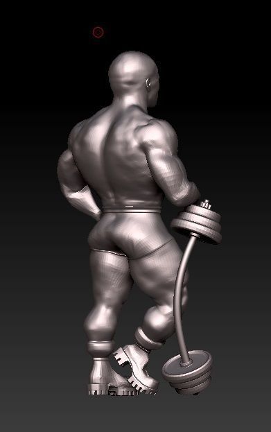 bodybuilder 3D print model_1