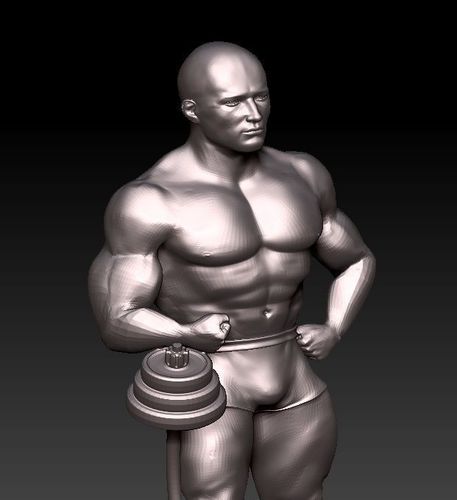 bodybuilder 3D print model