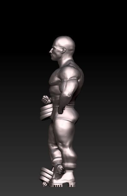 bodybuilder 3D print model_3