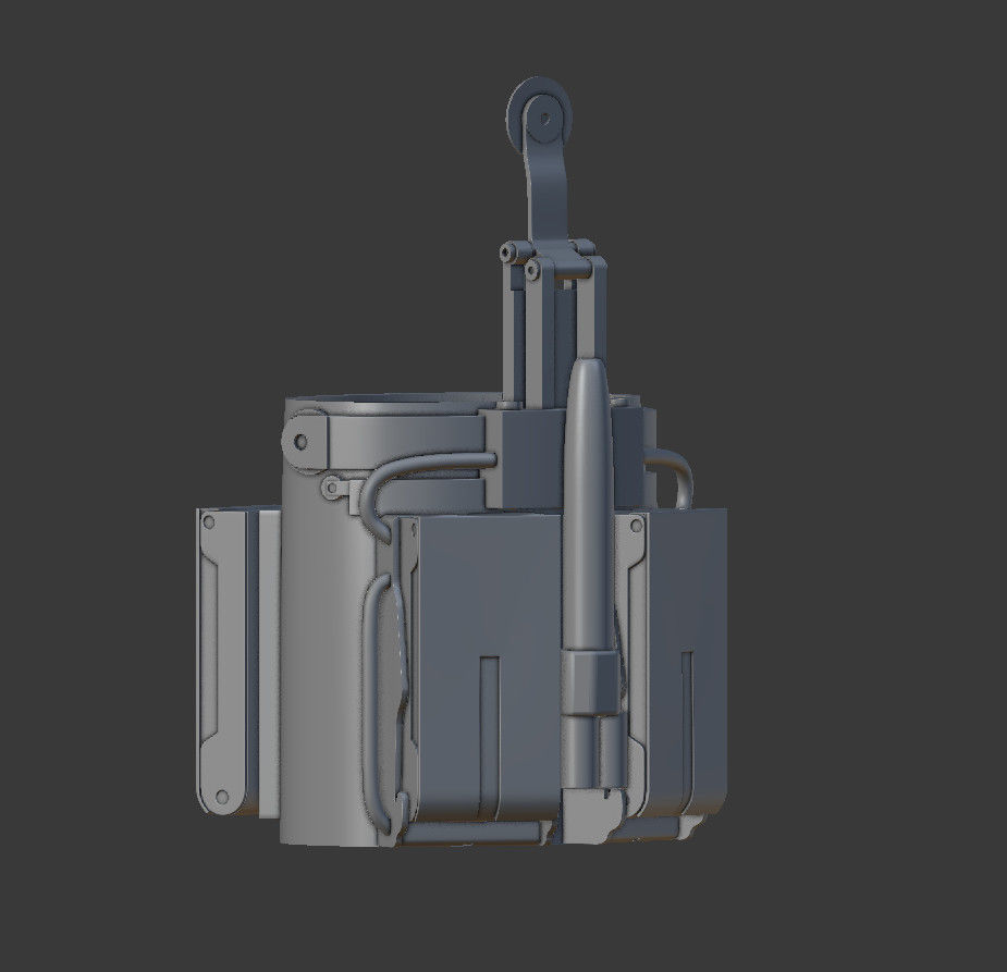 Spider-man homemade Web-Shooter 3D print model_0