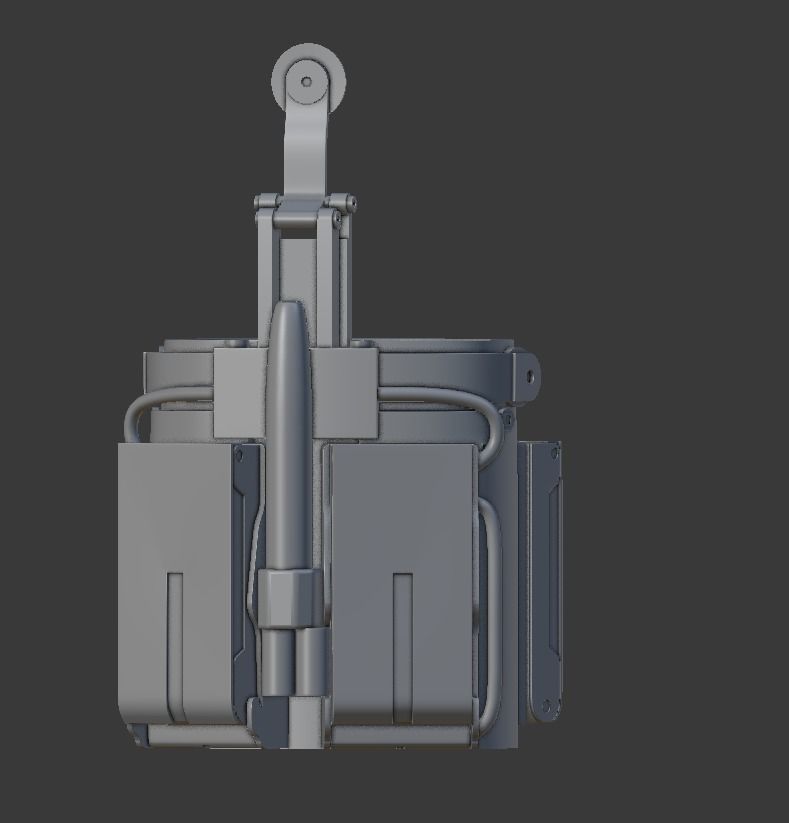 Spider-man homemade Web-Shooter 3D print model_1