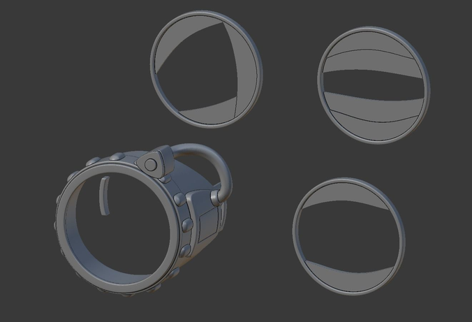 Spider-man goggles 3D print model