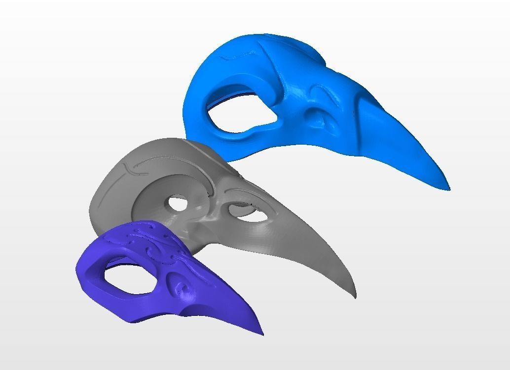 Xayah Raven Skull 3D print model_1