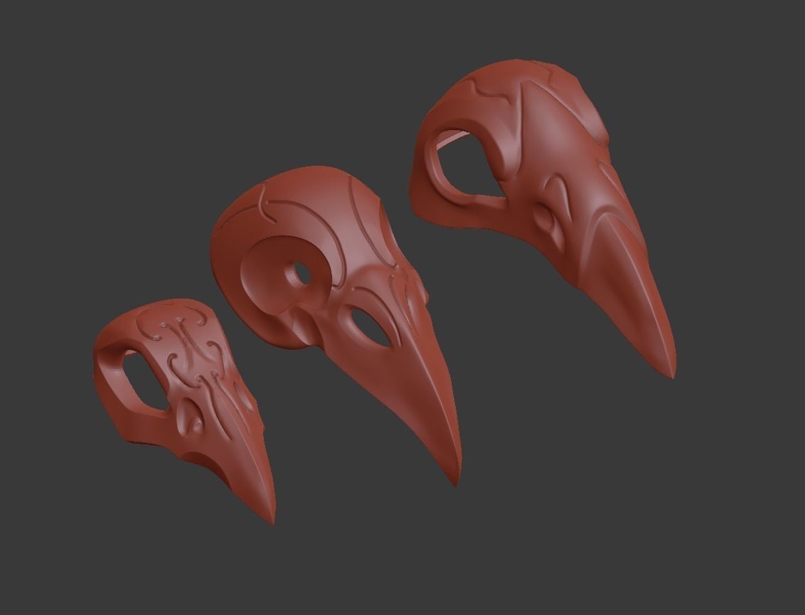 Xayah Raven Skull from League of Legends