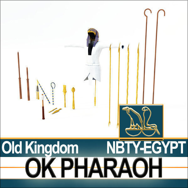 Ancient Egypt Pharaoh Props Poser Daz 3D model_5