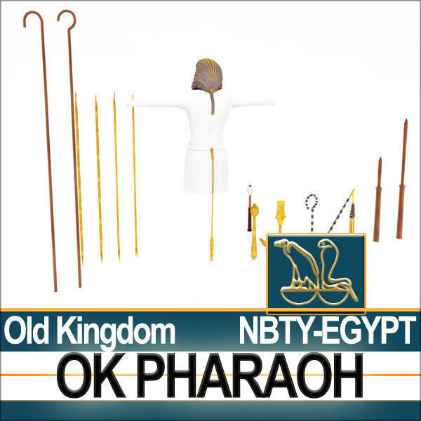 Ancient Egypt Pharaoh Props Poser Daz 3D model_11