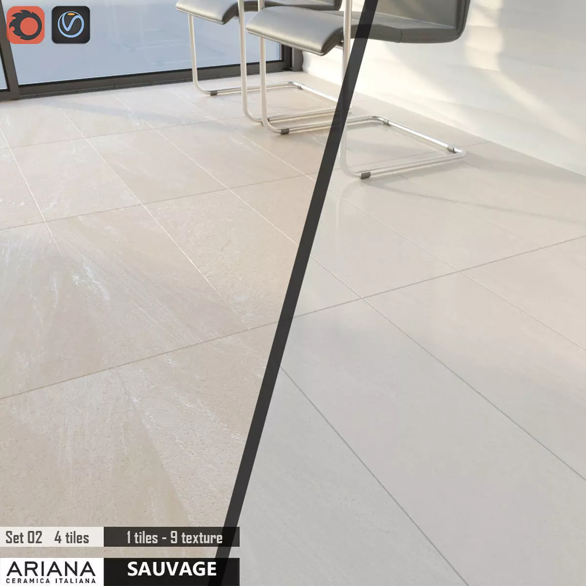 ARIANA SAUVAGE Set 02 3D model_0